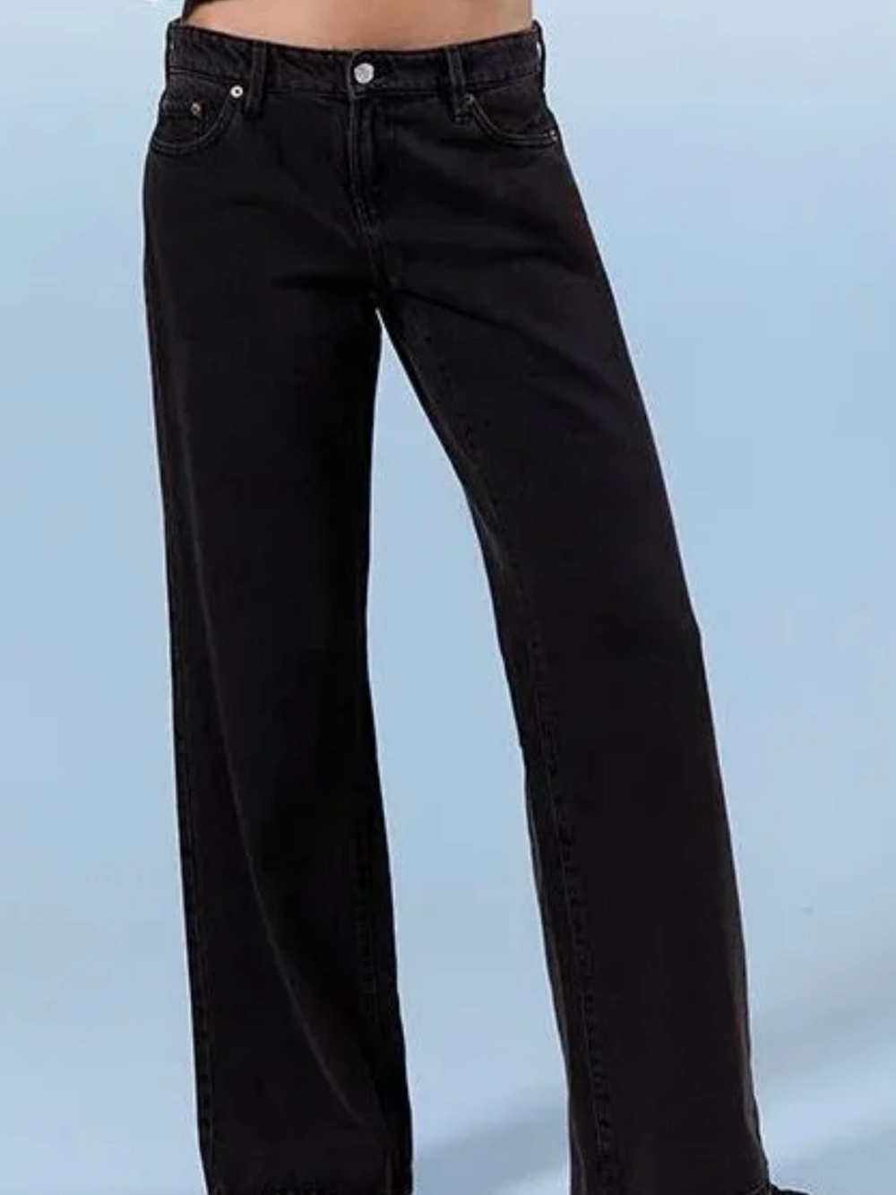 PacSun Zoe washed black low rise girlfriend   Jeans 27